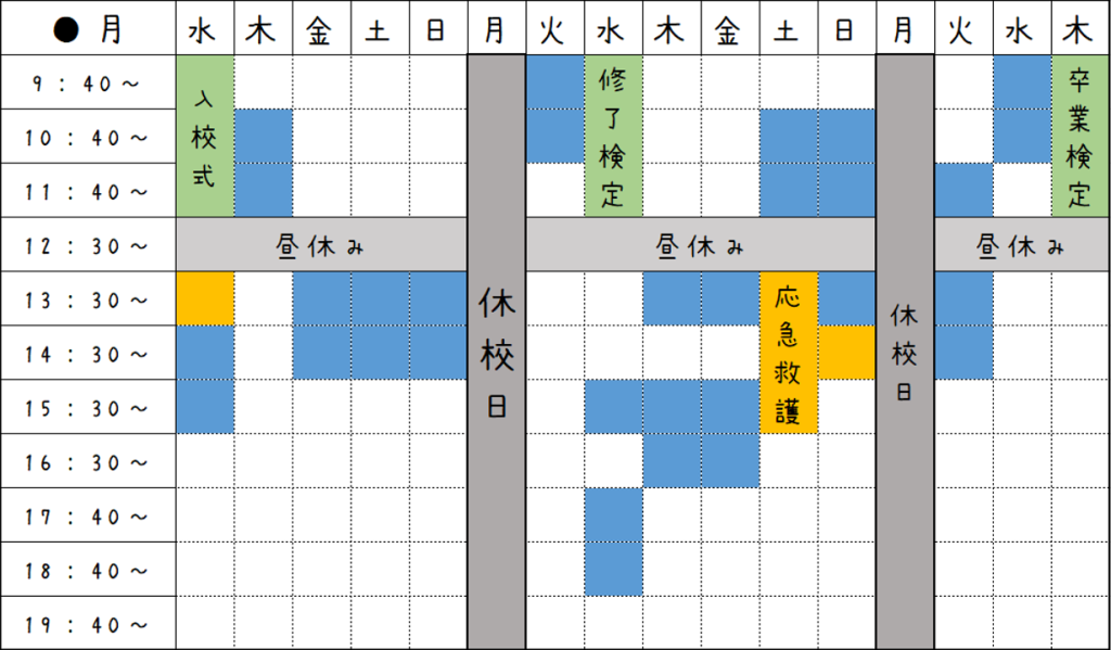 オンデマンド学科で通学する場合